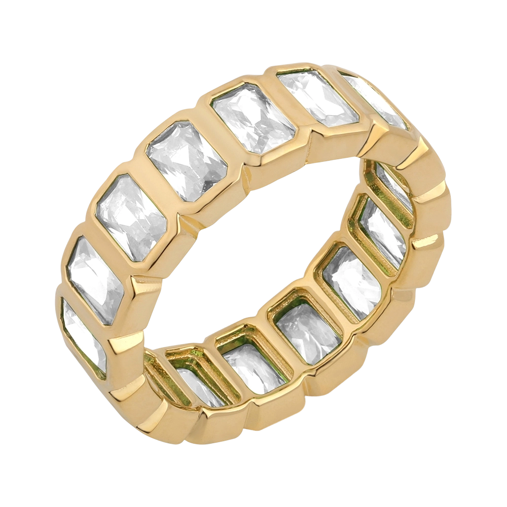 R02802 925スターリングシルバーCZリング