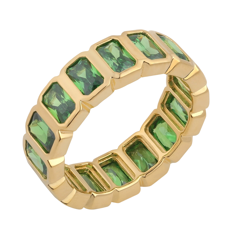 R03939 925スターリングシルバーCZリング